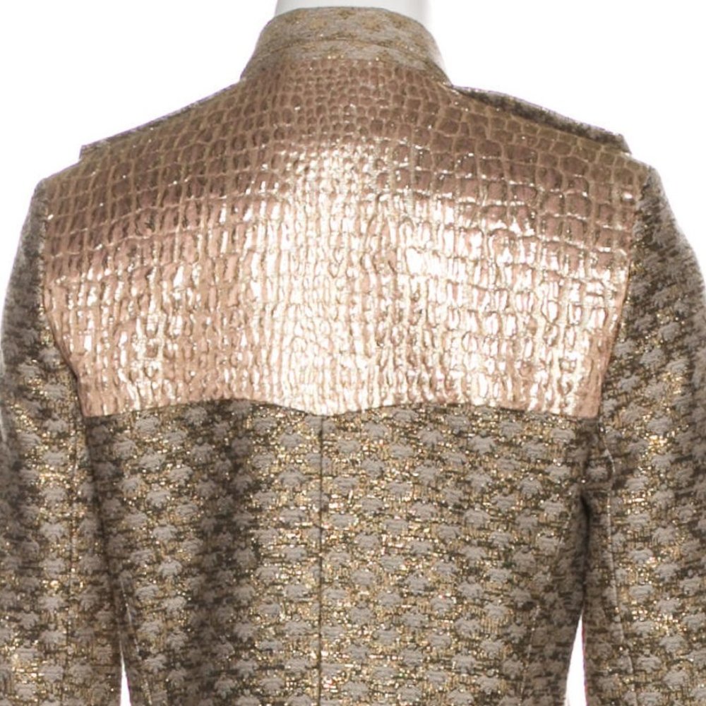 MATTHEW WILLIAMSON Printed Button-Up Blazer - Picture 5 of 7